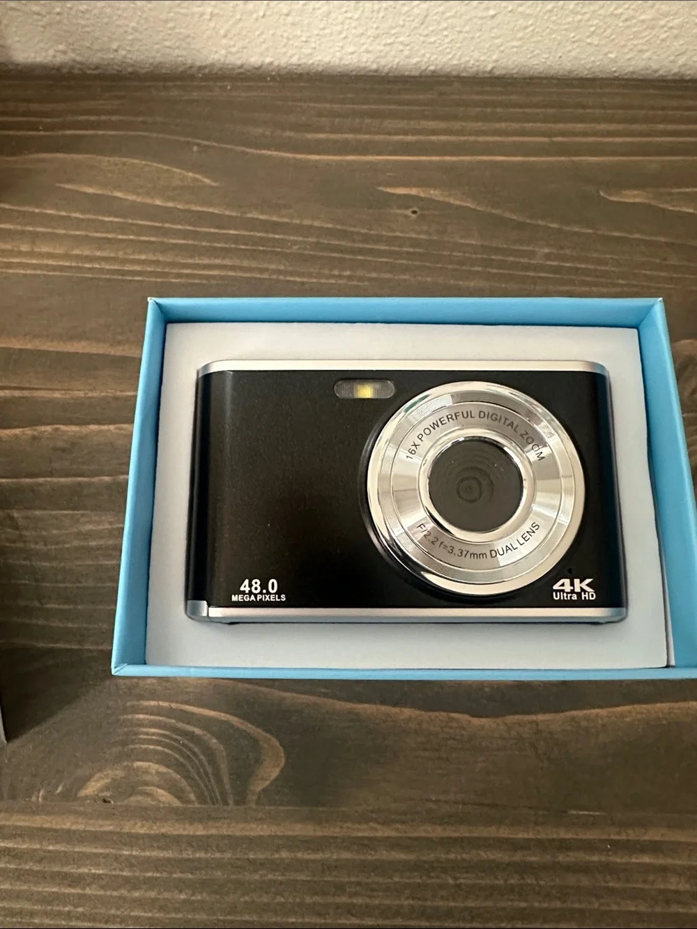 Compact 4K Digital Camera - Black